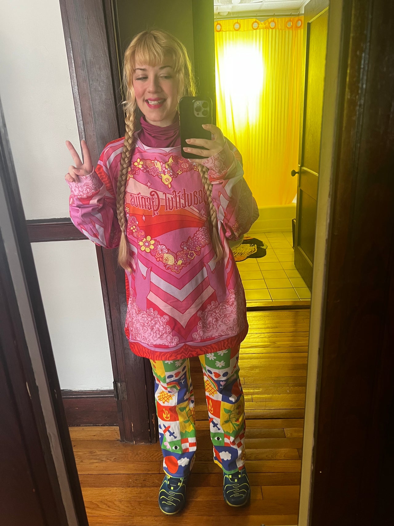 (pre-order) Pink Genius Pullover (now in 95% cotton)