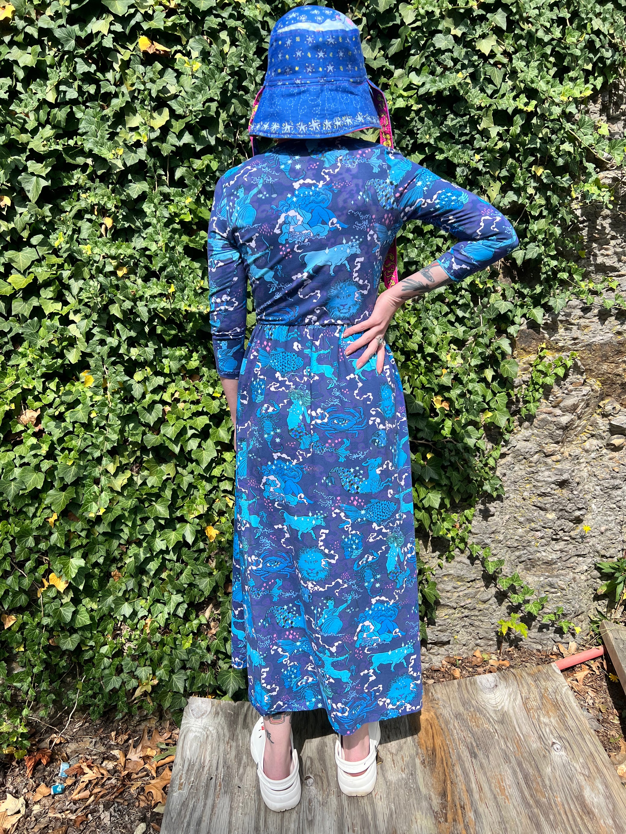 blue zodiac dress Style Outfit Zodiac Dresses THE MINI MESH DRESS TAROT It's Now Cool