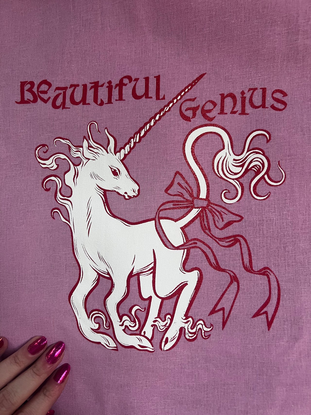100% cotton unicorn tote (all profits 2B donated!)