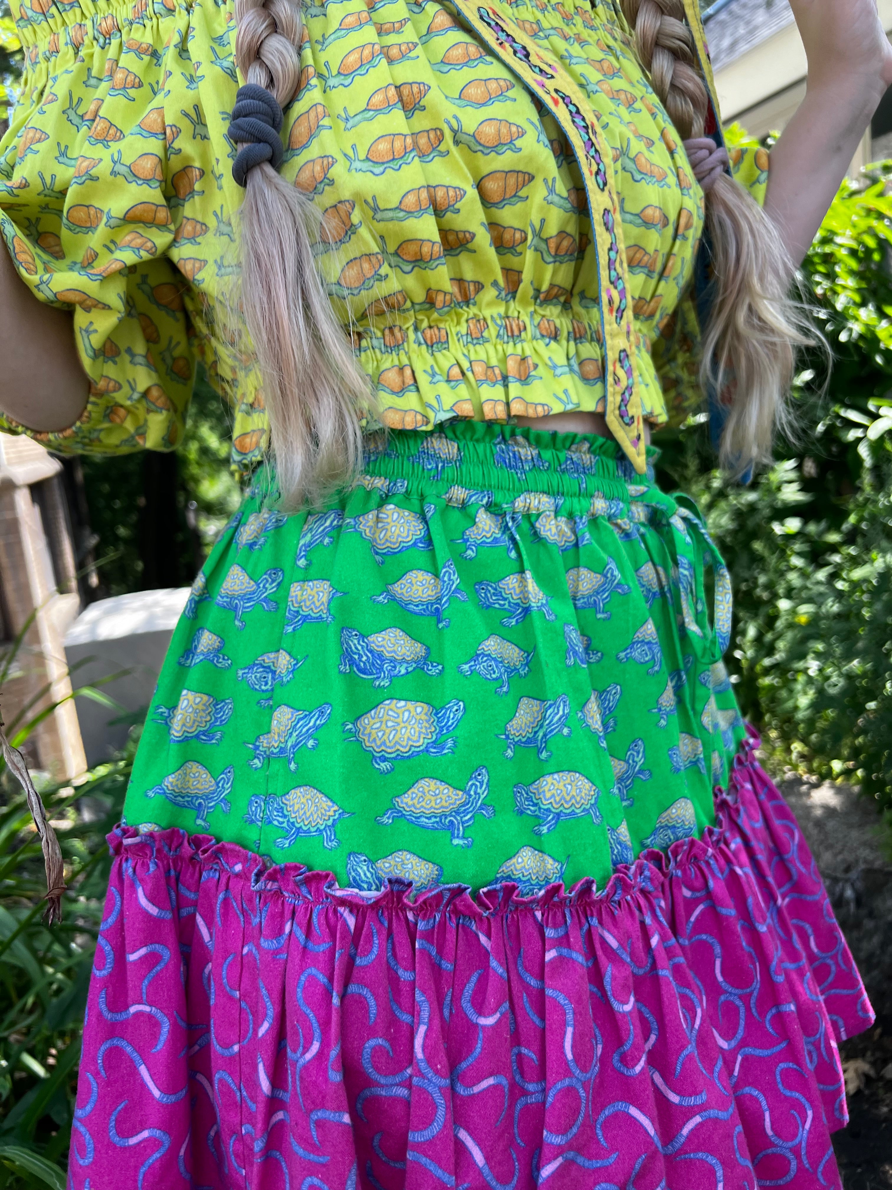 Slow Fashion Mini Skirt * Beautiful Genius by Jordan Piantedosi