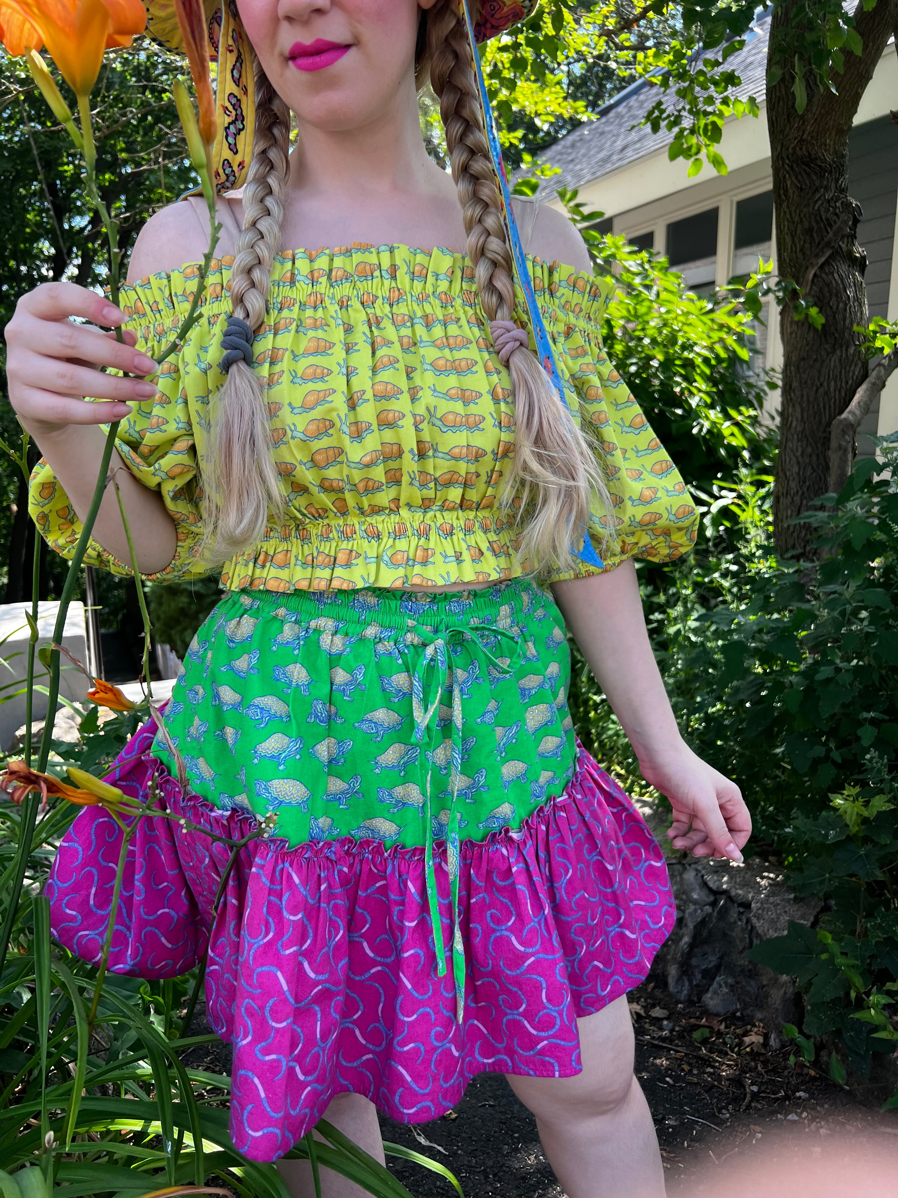 Slow Fashion Mini Skirt * Beautiful Genius by Jordan Piantedosi