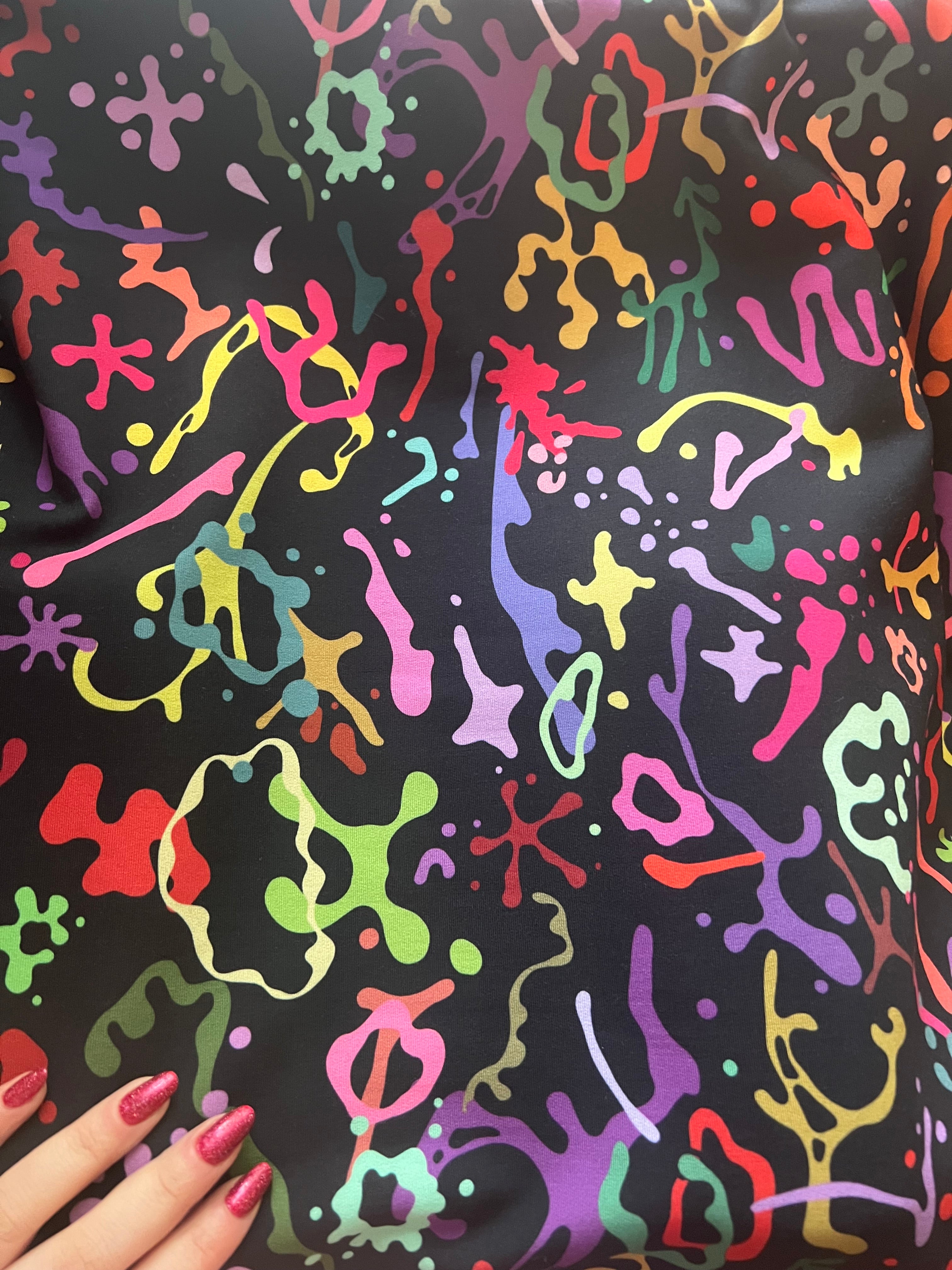 トップス Ameri VINTAGE PAINTED TEXTURE ART TOP pre-order) the Painter Pullover (now in 95% cotton) * Beautiful