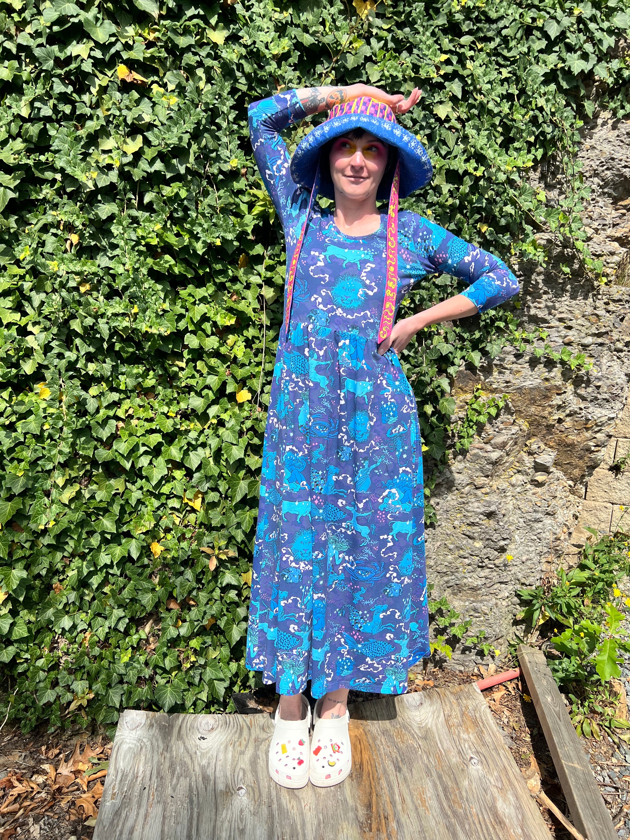 blue zodiac dress Blue Zodiac Dress * Beautiful Genius by Jordan Piantedosi