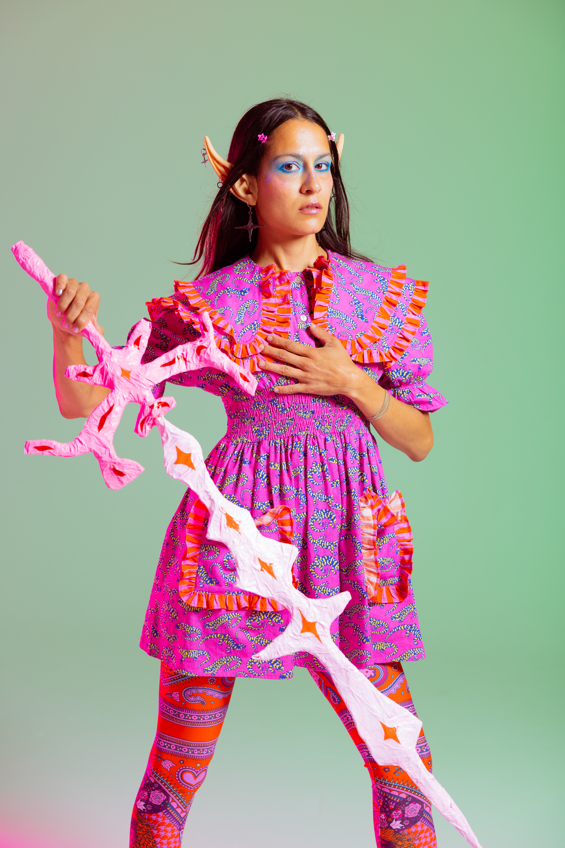 Tiger Salamander Babydoll Dress * Beautiful Genius by Jordan