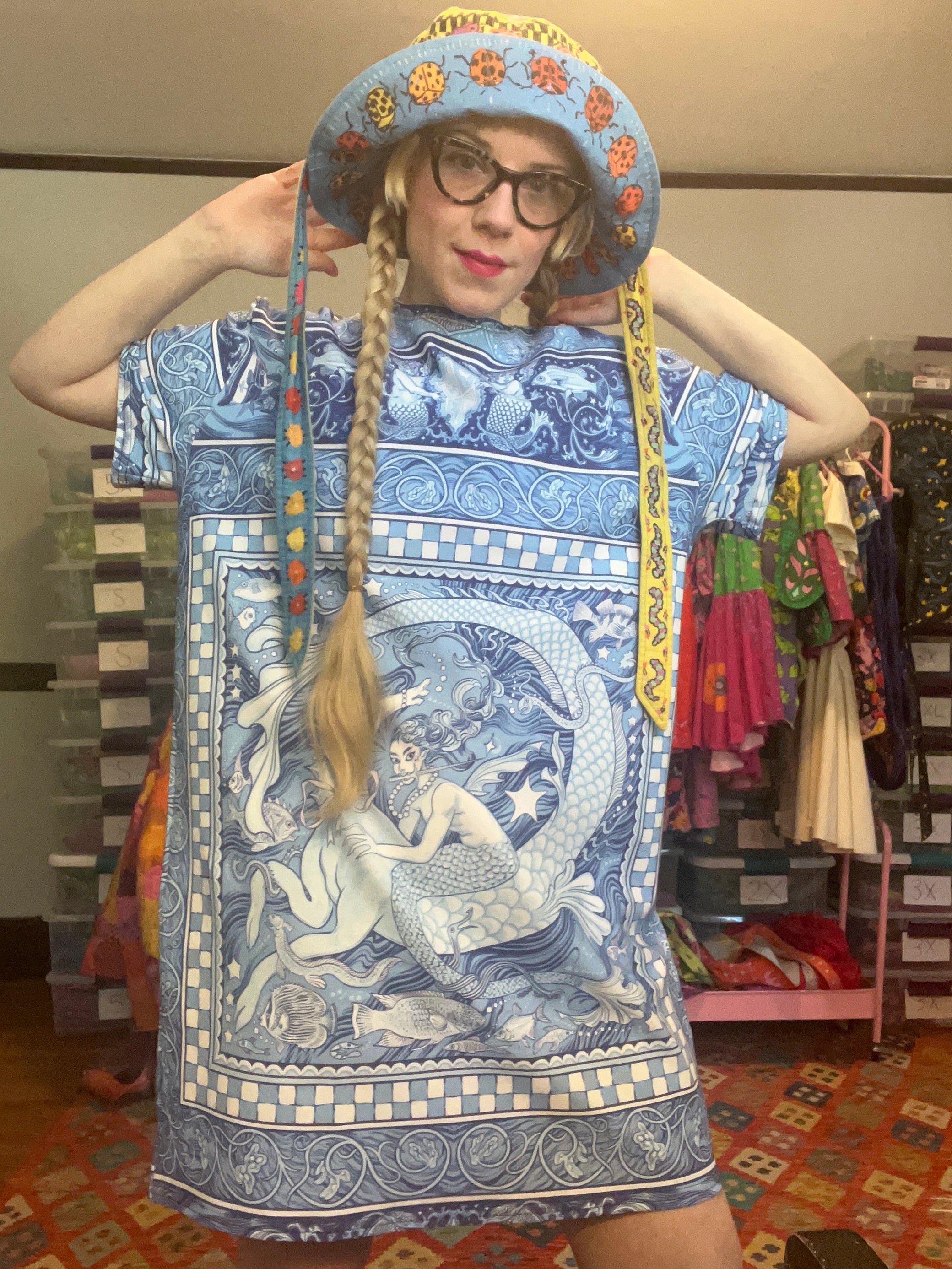 mermaid shirt dress Mermaid Ombre