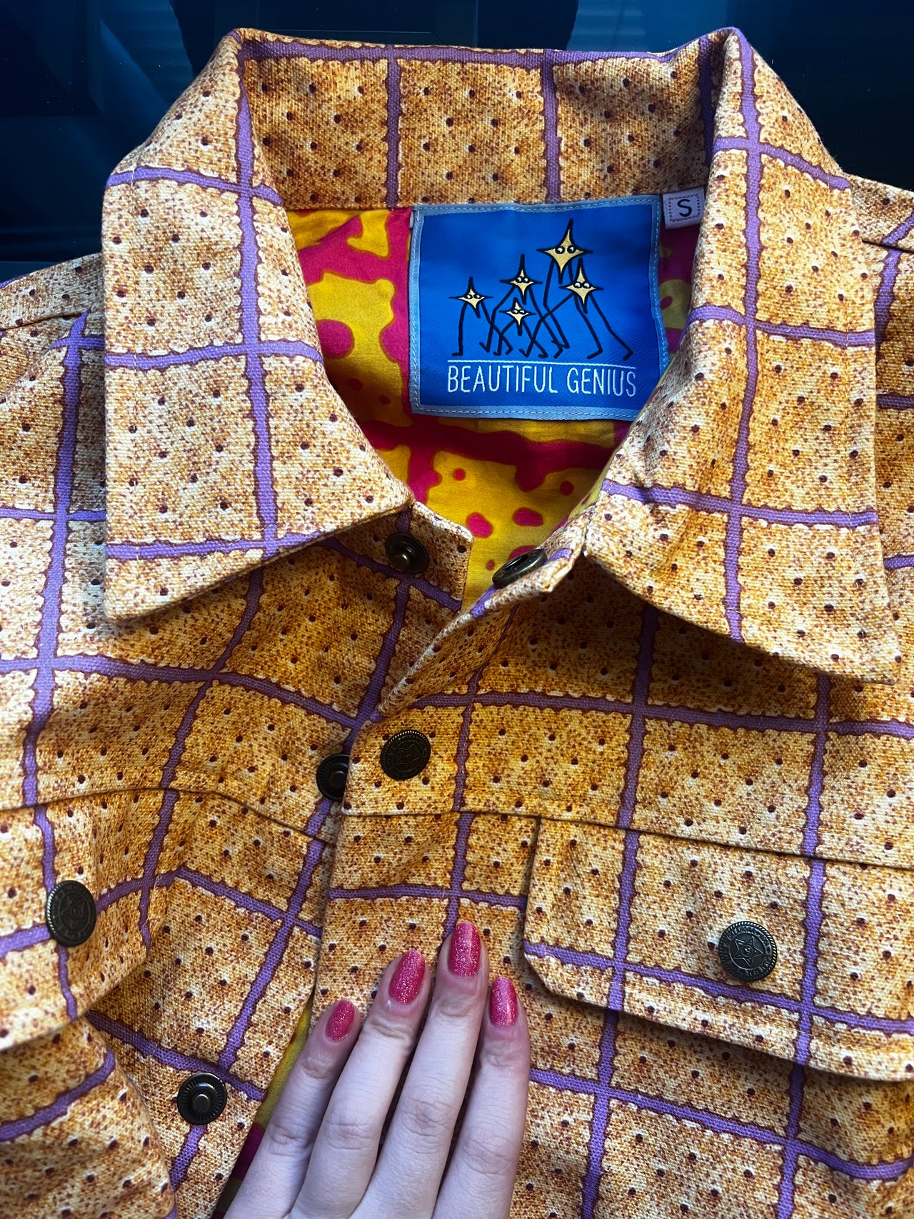 Cracker Jacket with Cheese Lining in 100% cotton