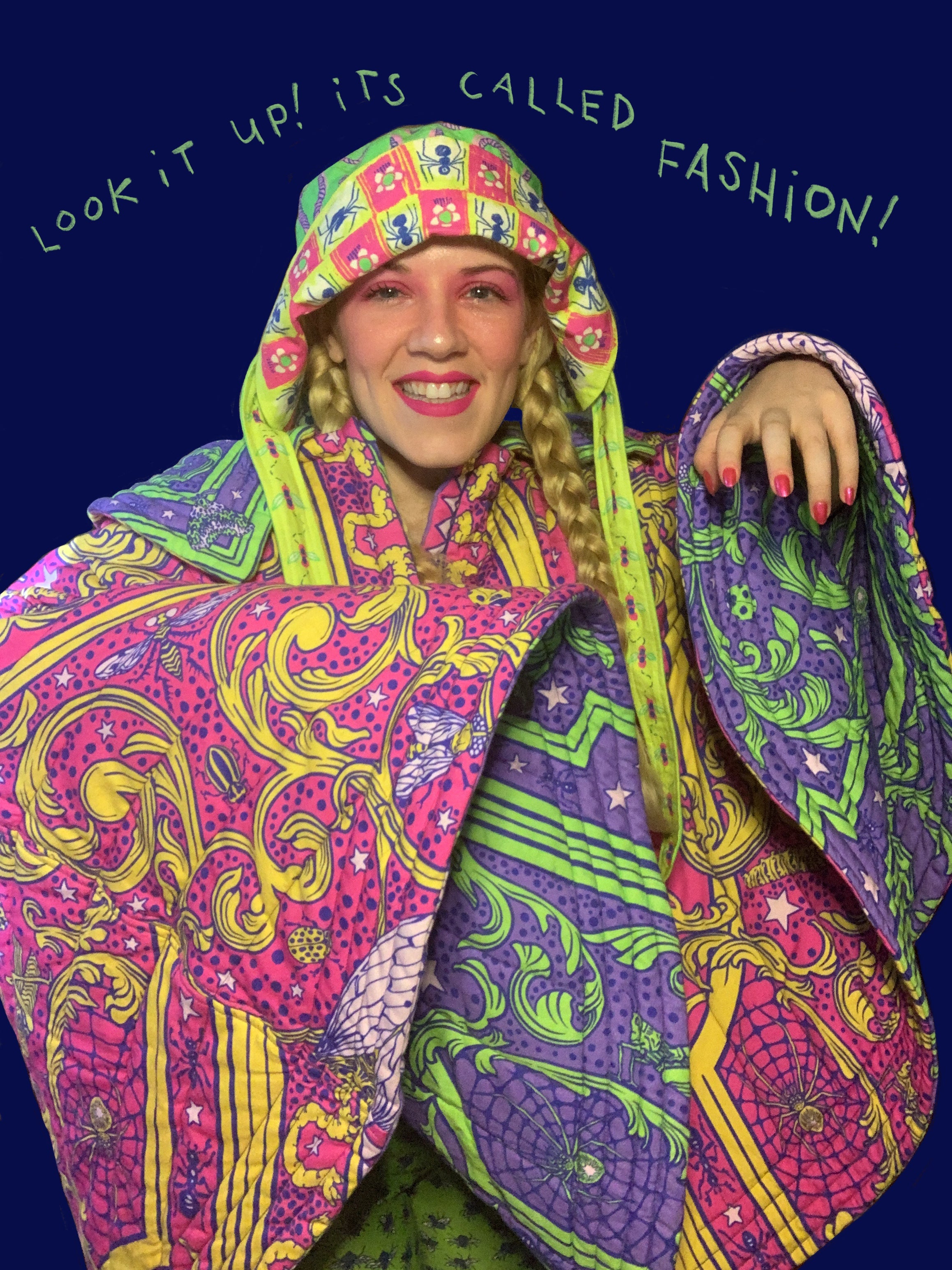 Quilted Bug Capelet * Beautiful Genius by Jordan Piantedosi